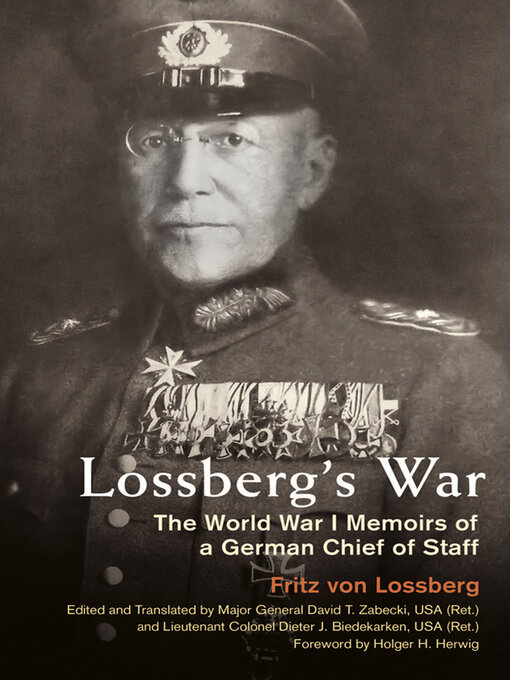 Cover image for Lossberg's War